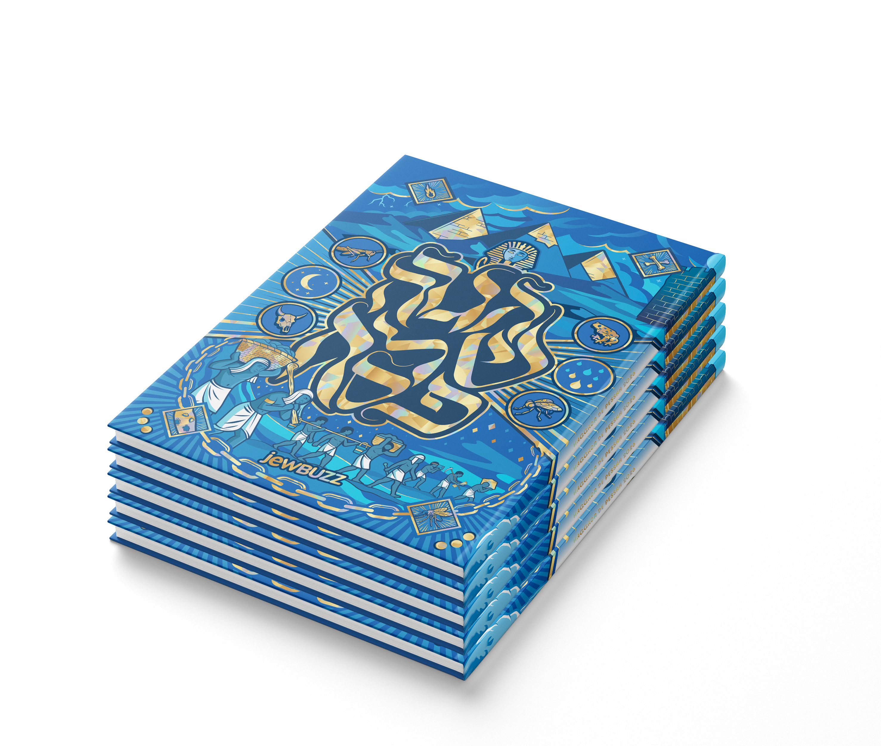 Pack de 5 Haggadots jewbuzz - édition Israël