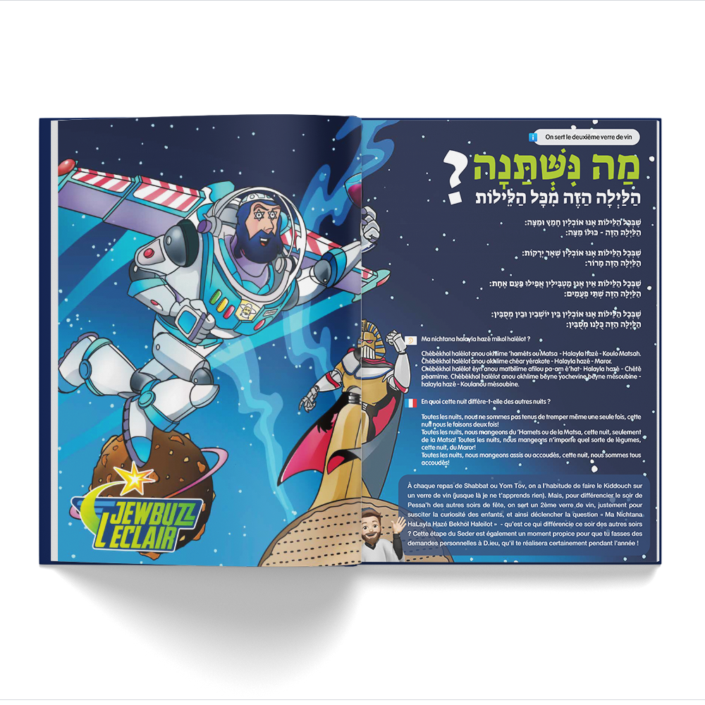 Pack de 5 Haggadots jewbuzz - édition Elections Présidentielles